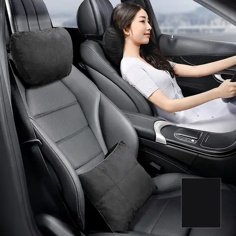 메르세데스 벤츠 BMW 아우디 도요타 벤틀리 마세라티용, 마이바흐 디자인 S 클래스 카시트, 부드러운 쿠션, 브랜드 헤드레스트 커버, 2 개