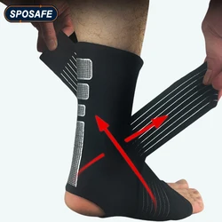 1Pcs Sport Ankle Brace Arch Support Plantar Fasciitis Achilles Tendon Ankle Compression Sock Sleeves for Foot Joint Pain Relief