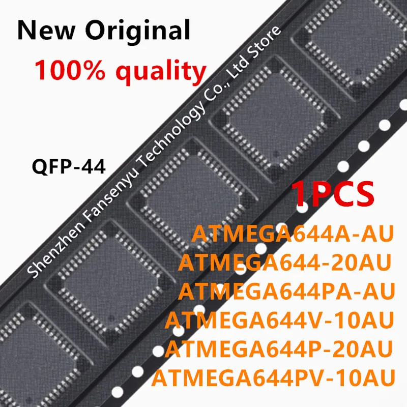 (1piece)100% New ATMEGA644V-10AU ATMEGA644P-20AU ATMEGA644PV-10AU ATMEGA644-20AU ATMEGA644PA-AU ATMEGA644A-AU QFP44
