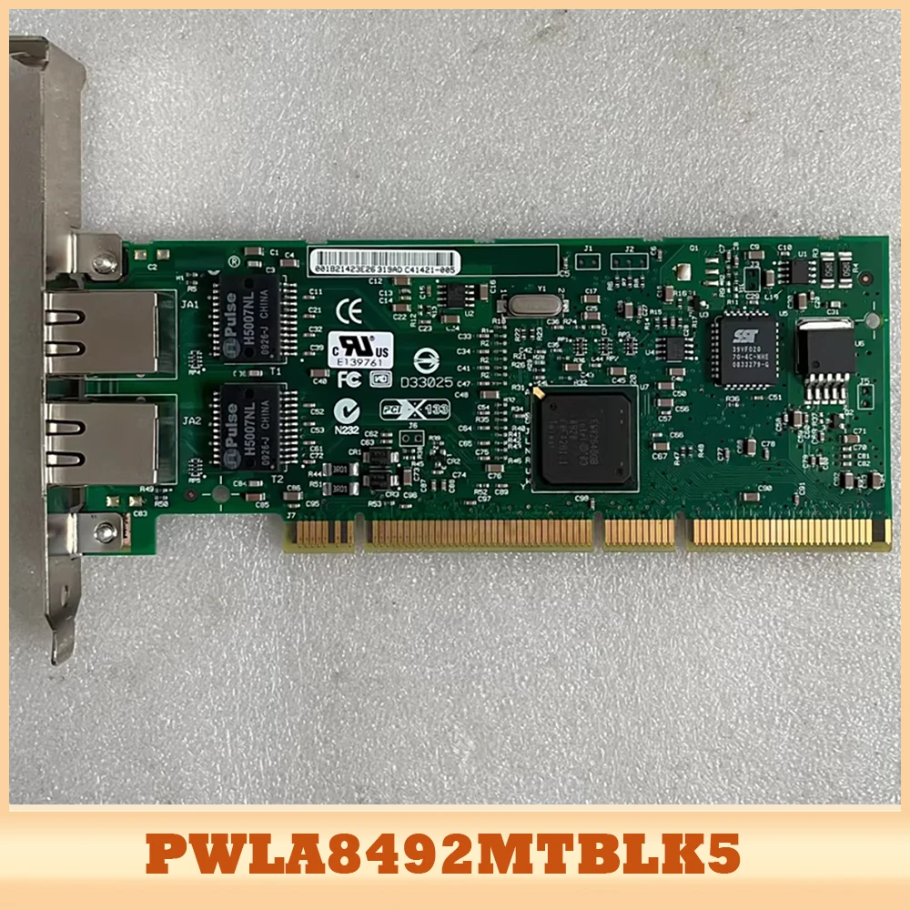 PWLA8492MTBLK5 Dual port gigabit Net-work Card