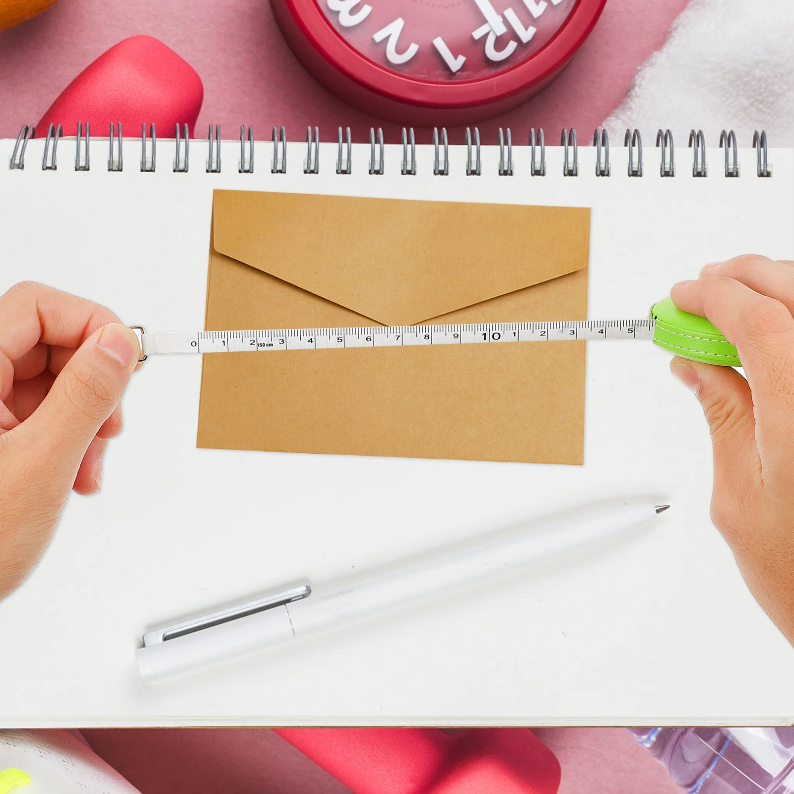 

PU ABS PVC Mini Tape Measure for Body Clothes Durable Safe Double Scale Household Instrument Accessory
