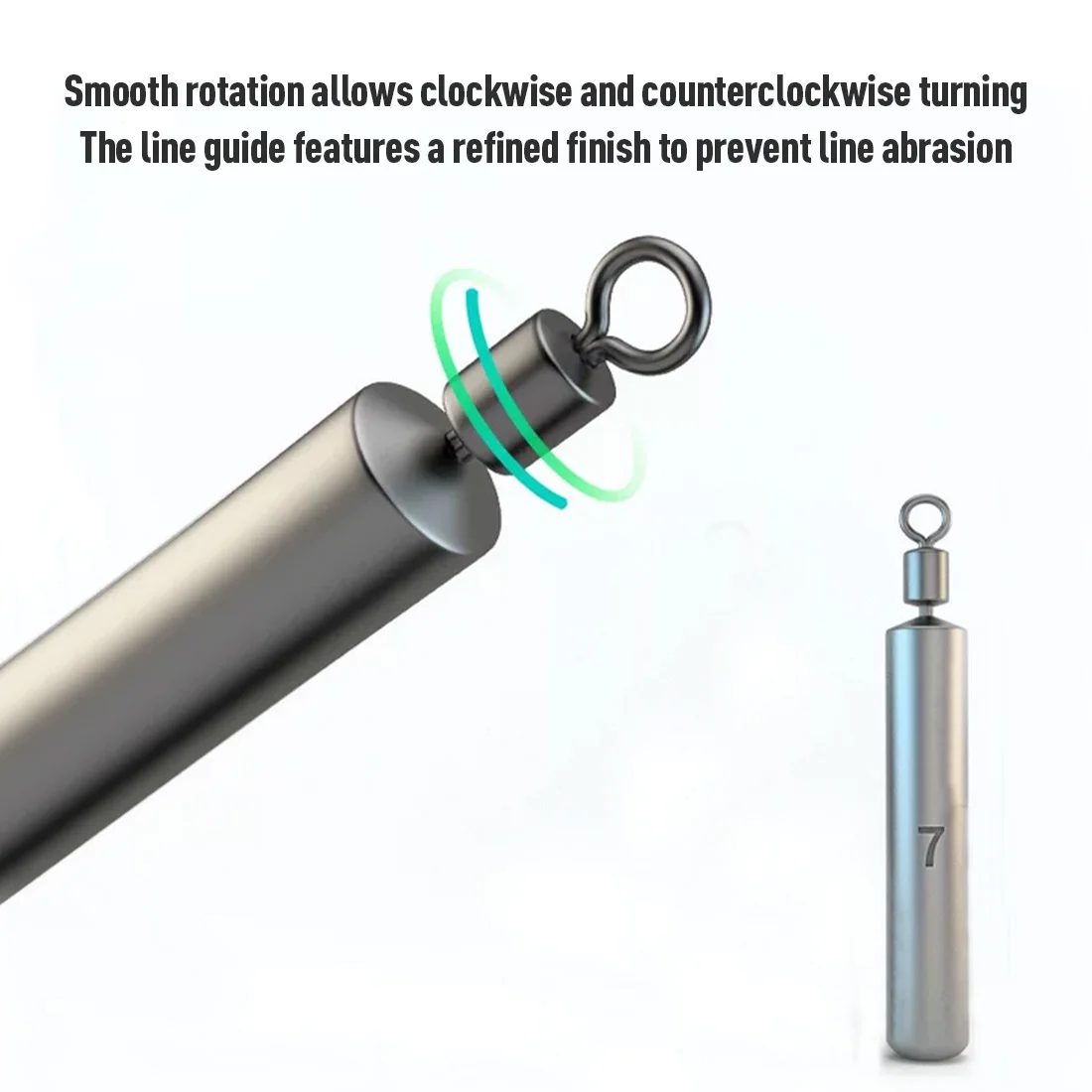 FishTrip الصيد الأوزان 5 ~ 20 قطعة أنبوب رصاصة السباكة قلادة ل تلاعب مجاني Jika تلاعب عوامة سنارة صيد صيد السمك اكسسوارات #4