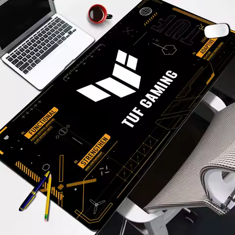 Desk Mat TUF Gaming Mouse Pad Large Deskmat Gamer Cabinet Deskpad Xxl Mousepad Speed Computer and Office Playmat Kawaii Mats Xl
