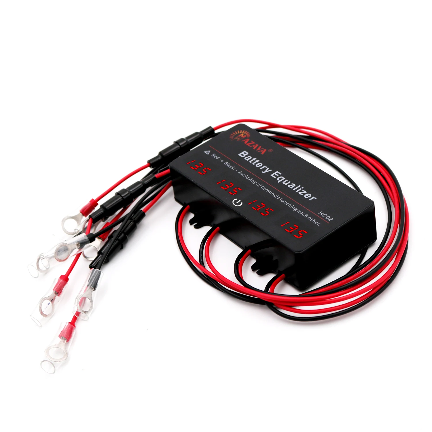MAZAVA HC02 Battery Equalizer For 12/24/36/48V Batteries Voltage balancer 4S Active Lead Acid Touch Switch Battery Controller