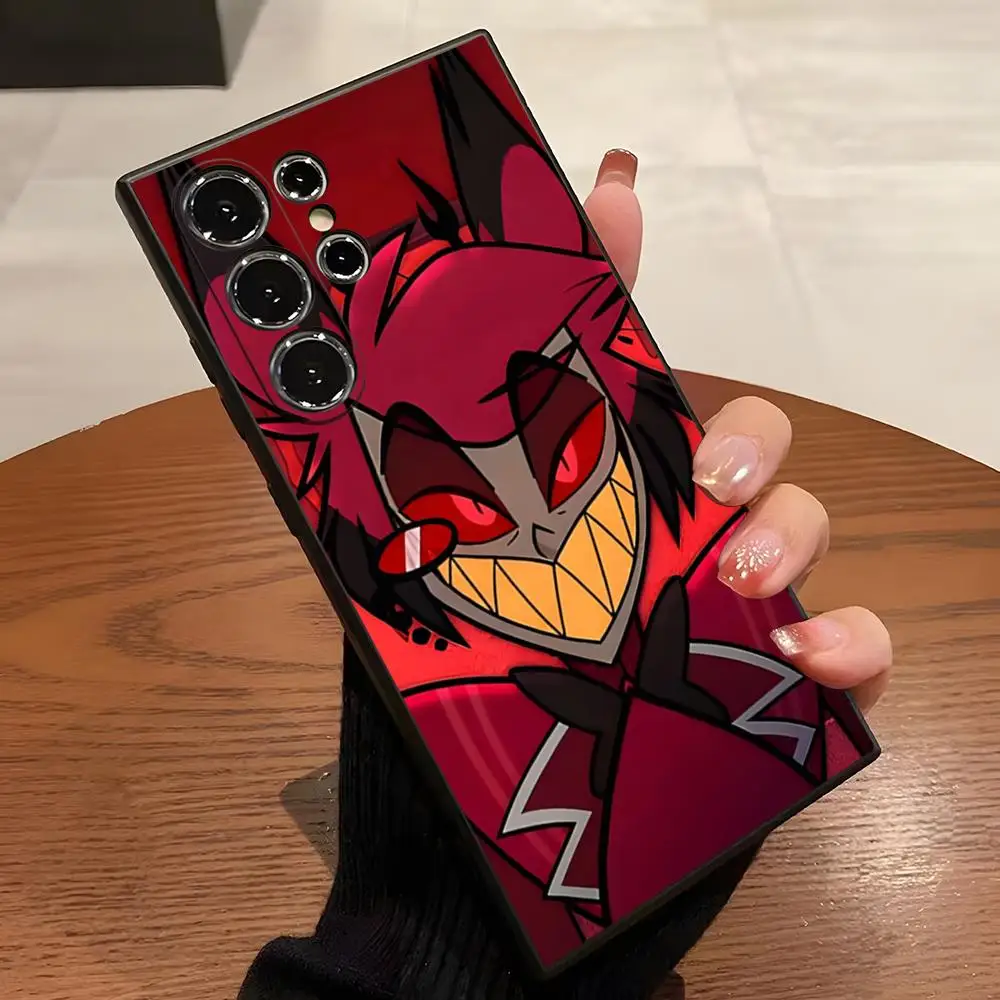 Hazbin Hotels Alastor Handyhülle für Samsung S26 S24 Ultra S25 S23 Fe S22 S20 S21 A37 A17 A57 A54 A34 A53 A16 Rückseiten-Cover