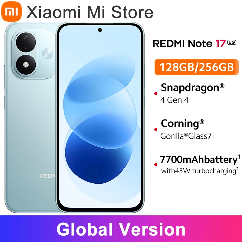 【¥33,343】Xiaomi Redmi Note 17 5G グローバル 8GB 256GB-アリエク特価アラート