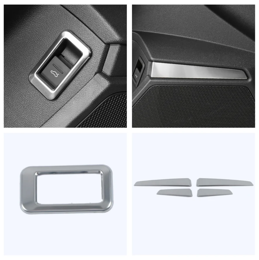 For Audi A3 8Y Sedan Sportback 2021 2022 Accessories Door Interior Trim Strip Car Styling Door Speaker Audio Loudspeaker Cover