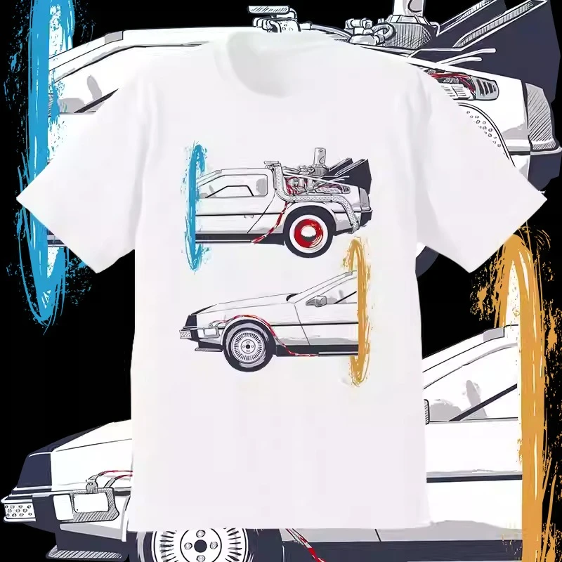 

Лето 2022, американская научно-фантастическая кинотехника, свободные мужские и женские топы, хлопковая футболка с короткими рукавами и принтом