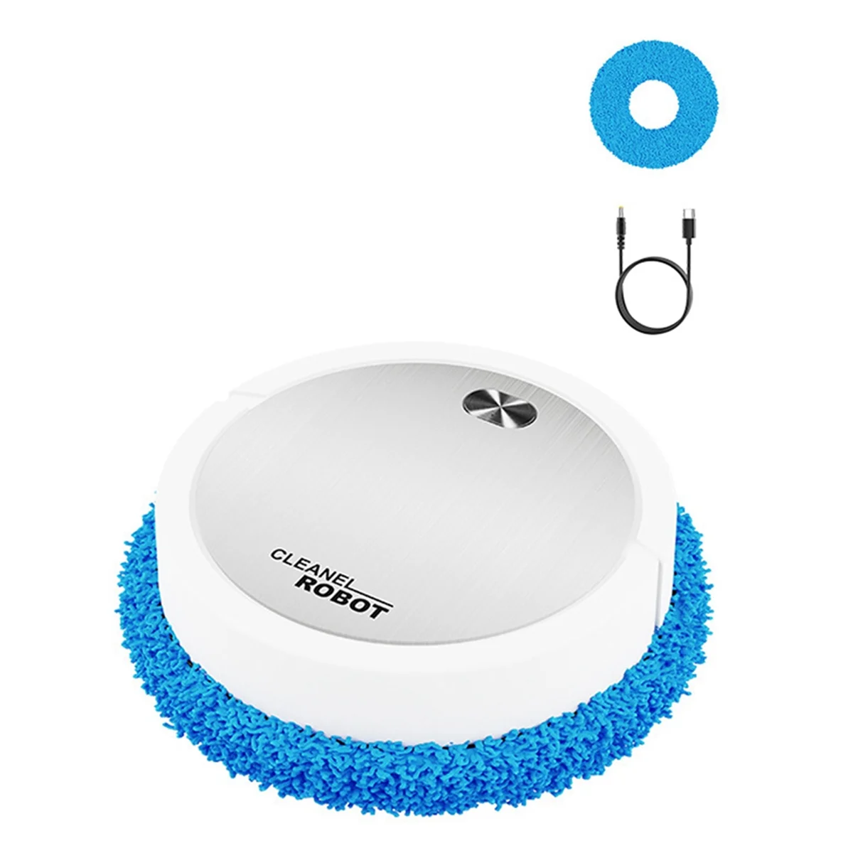 vend Intelligent Mopping Robot Household Wet and Dry Mopping Machine Portable Rechargeable Cleaning Machine Vacuum Cleaner-A