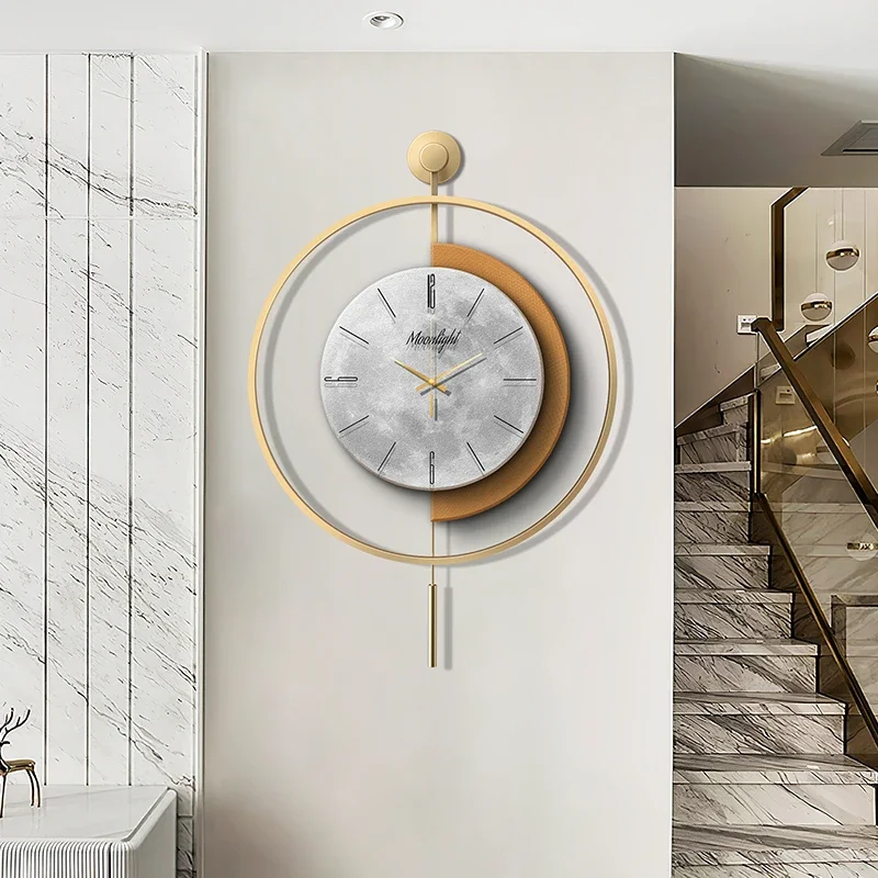 Aesthetic Simple Wall Watch Luxury Modern Aesthetic Design Wall Watch Nordic Creative Luxury Design Reloj Pared Home Decoration