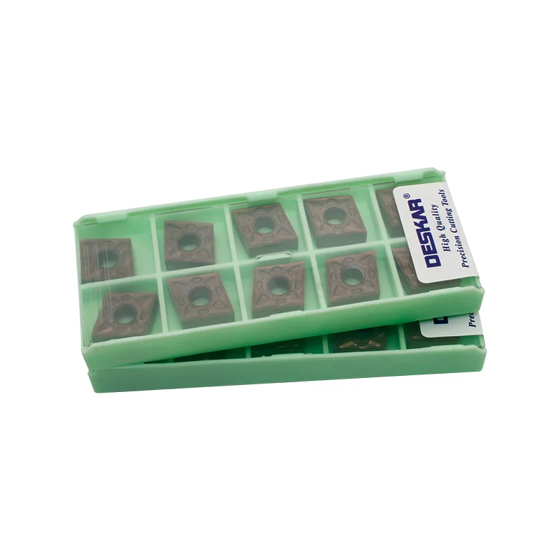 Imagem -04 - ma mq hs ms mm Lf6118 Carboneto Inserir Deskar Cnc Torno Ferramentas de Gerencio Cnmg Lâminas para Aço Inoxidável 10 Peças Cnmg120404 Cnmg120408