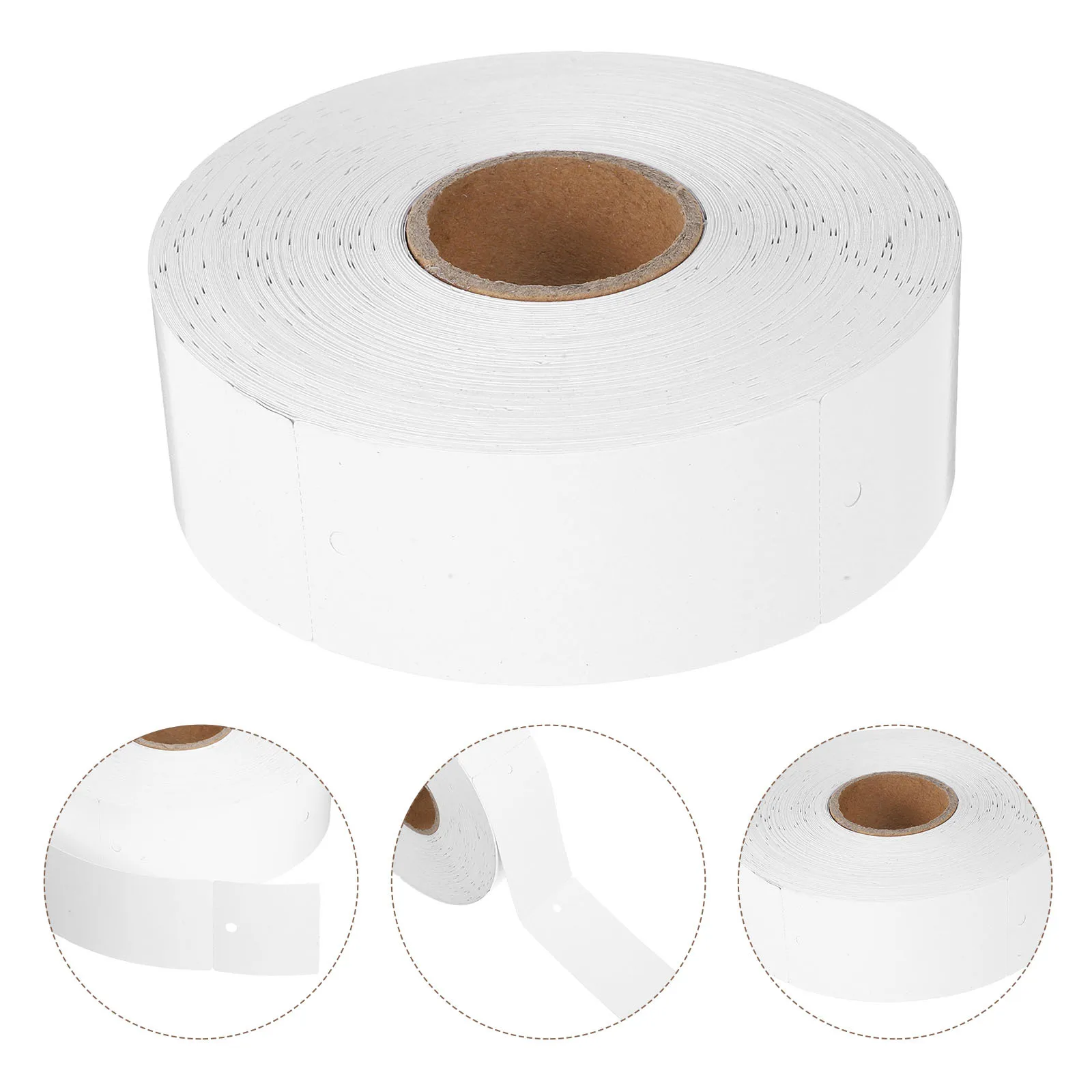 

1 Roll Blank Hanging Tags 40x80mm White Sturdy Card Paper for DIY Apparel Labels Fashion Clothing Tag Hangtag Supplies