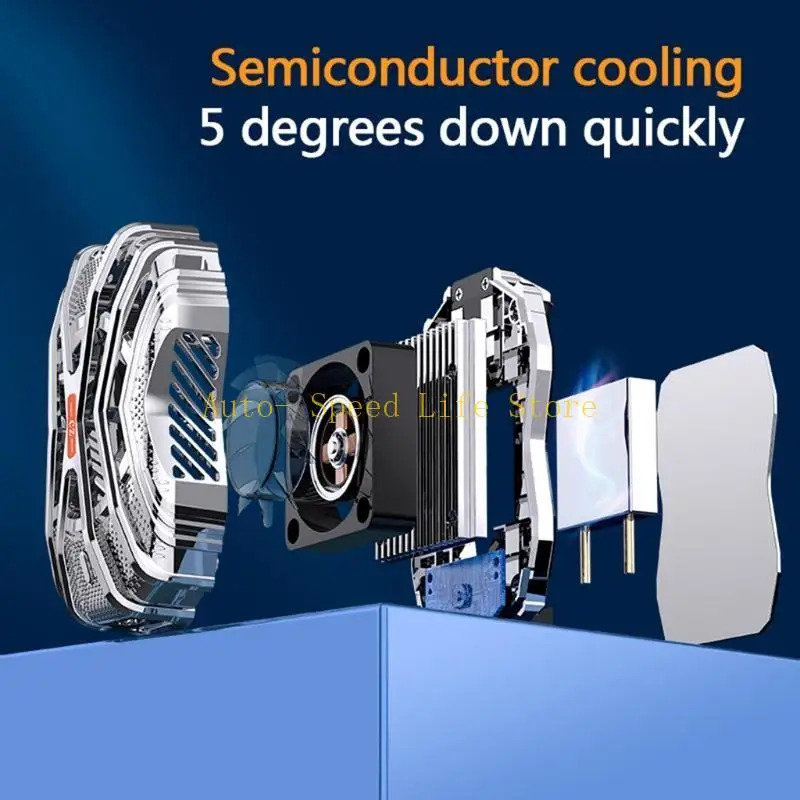 02DA Heat Radiator Cooler Semiconductor Heatsink Cooling Fan for Phones within 3.4