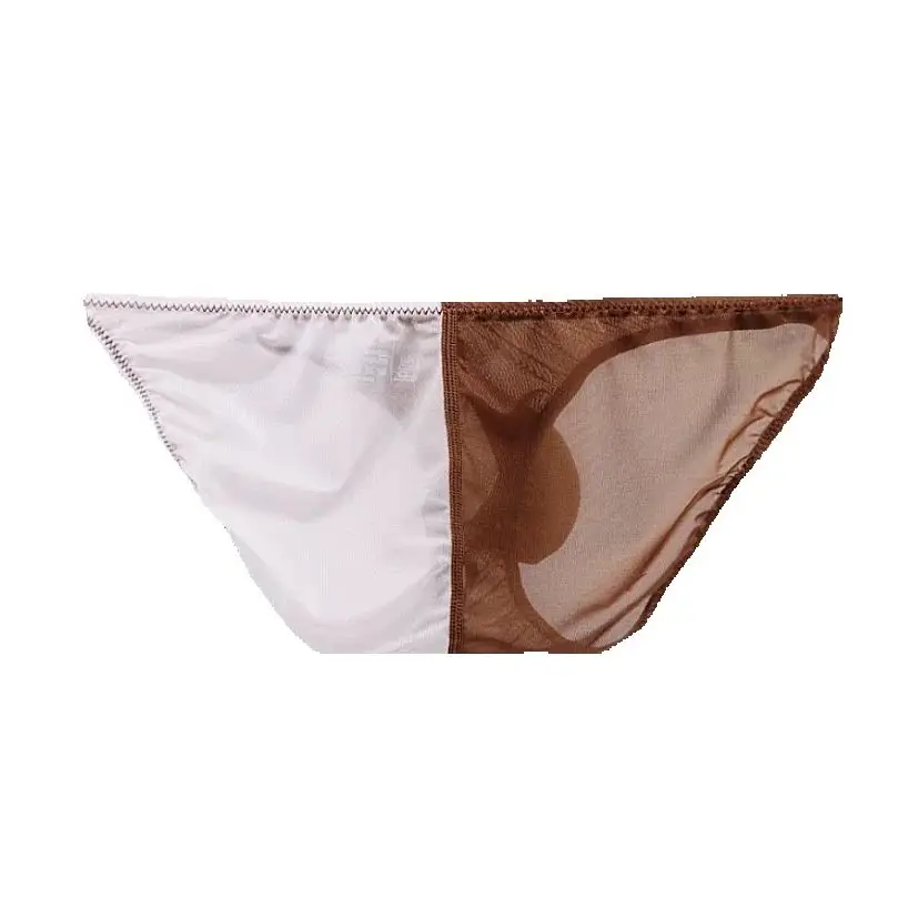 palm style Briefs men's underwear triangle with ice silk ultra-thin transparent small style upward tight fitting A848