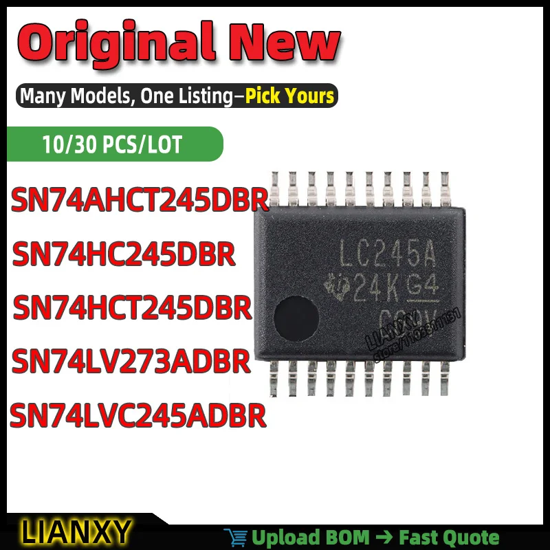 SN74HC245DBR SN74LVC245ADBR SN74AHCT245DBR SN74LV273ADBR SN74HCT245DBR SSOP-20 OCTAL BUS TRANSCEIVER New Original