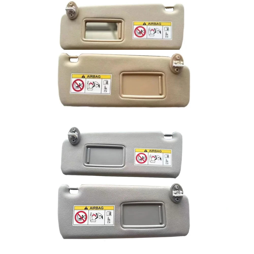 Солнцезащитный козырек для Toyota Land Cruiser Prado KDJ155/KDJ150 2009-2023, совместимый с зеркалом для макияжа 74320-0G030-B0 и 74320-0G030-A0