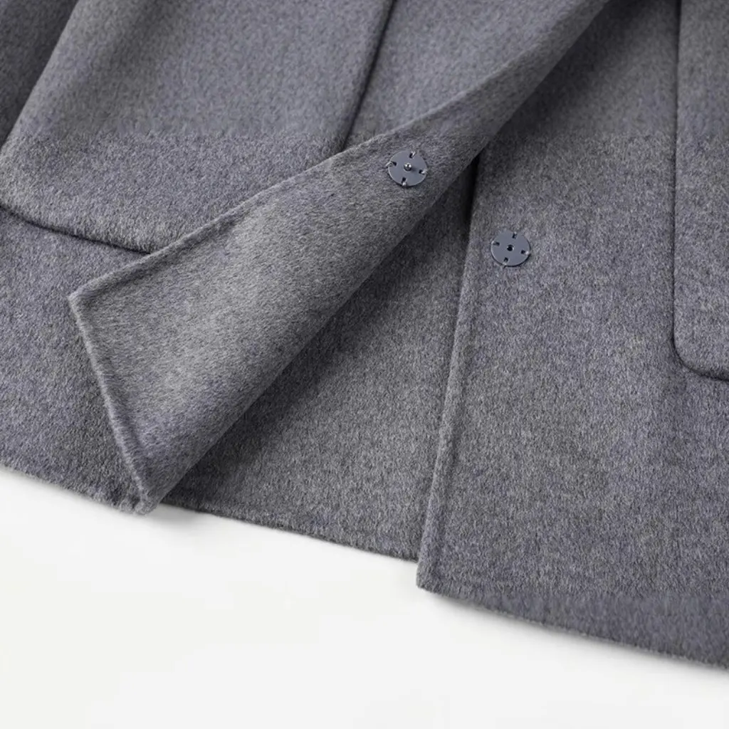 

Women's Duffle Coat European American Style Retro Doll Collar Autumn Winter Jacket B0JJ-1222 French Style Wholesale