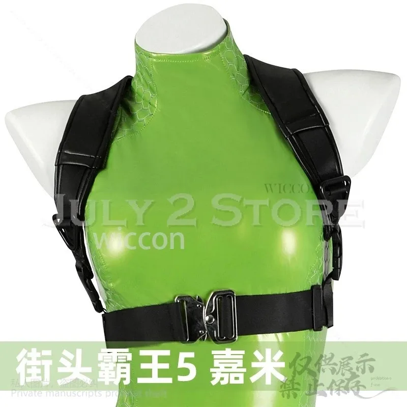 

asdh8@anime Fighting Game SF Cosplay Cammy White Costume Sexy Green Jumpsuit Leather Suit Bikini Hat Wigs Shoes Jira Cospl