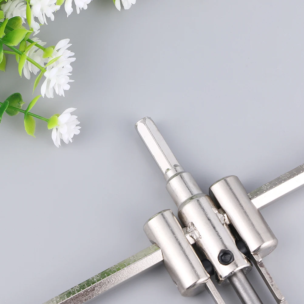 

Сверло для отверстий типа самолета 40-300 мм, регулируемый деревообрабатывающий инструмент «сделай сам», прочный серебряный аккумуляторный набор для поделок по дереву