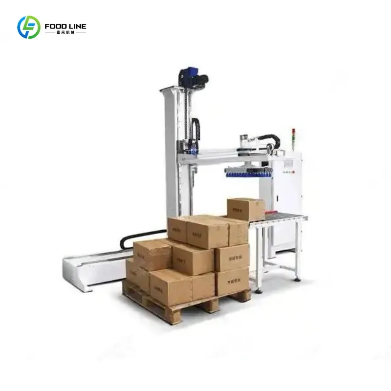 Customized Single-Column Automatic Robot Palletizing Line for 25kg 40kg 50kg Bags