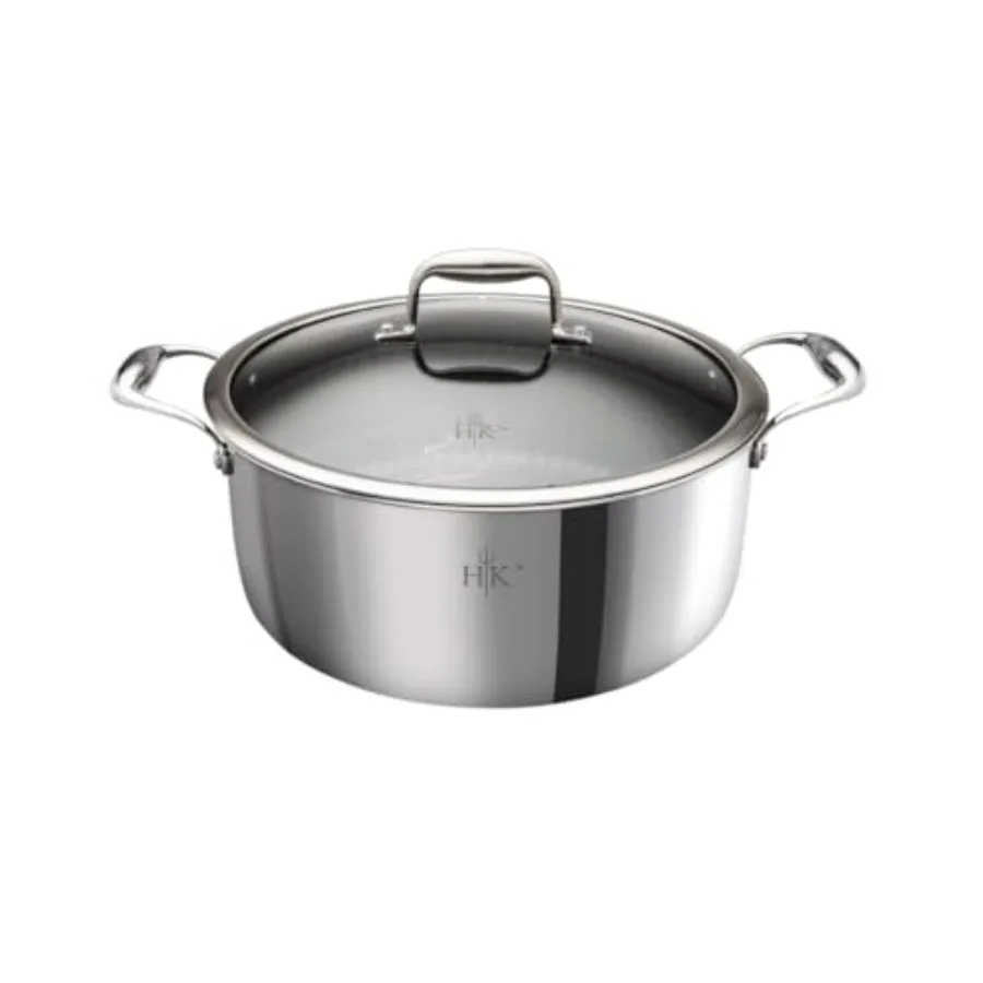 

Гибридная 5-ячная кастрюля и крышка TriClad из нержавеющей стали и антипригарного покрытия, керамика PFAS, бесплатно, без PFOA, без PTFE, не тефлона, нетоксичная посуда Meta