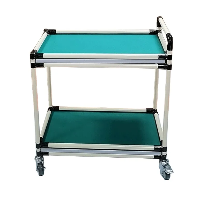 

Workshop anti-static turnover car Material rack Lean tube Multi-layer tool trolley Laboratory mobile trolley