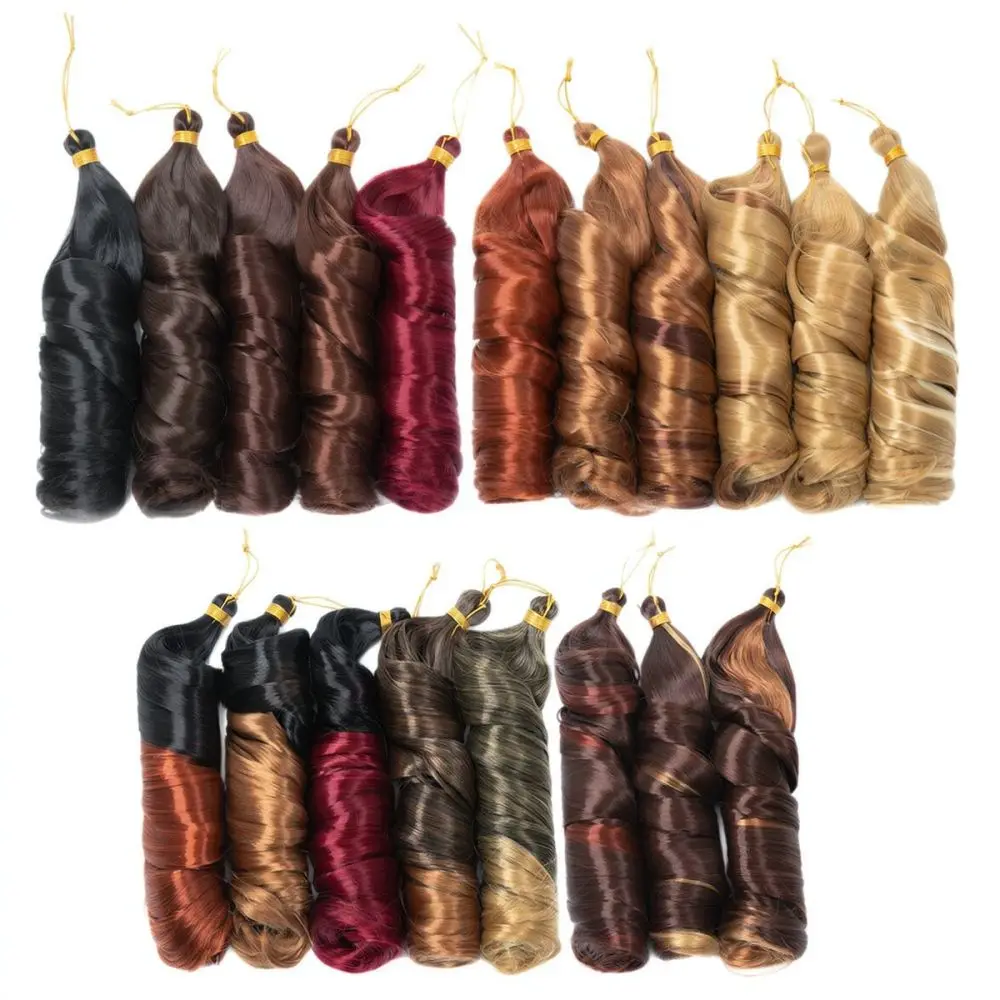Bohemian Style French Loose Wave Crochet Hair 24 Inch Synthetic Braids For For Sairawigs Soft Long Curly Extensions Pieces