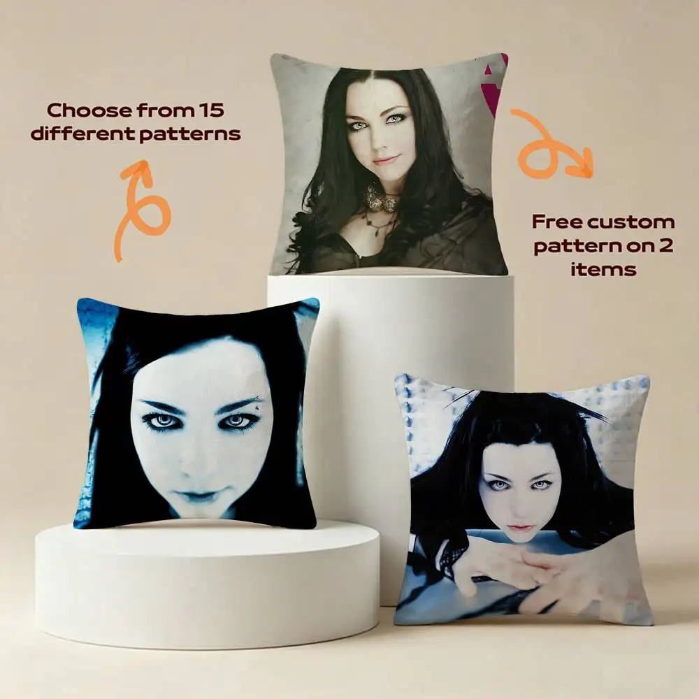 Retor E-EvanescenceS Band  Square Sofa Pillow Cover Solid Color Living Room Home Decor Cushion Case
