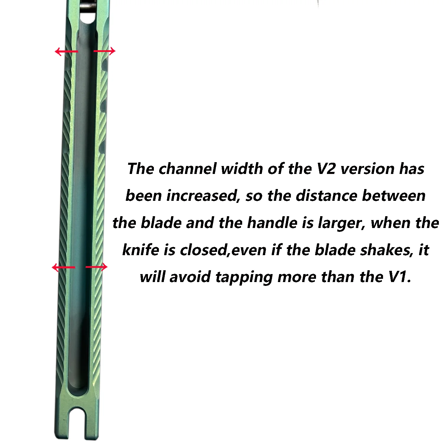 Nuovo thione CHAB V2 Channel Alpha Beast Clone manico in titanio