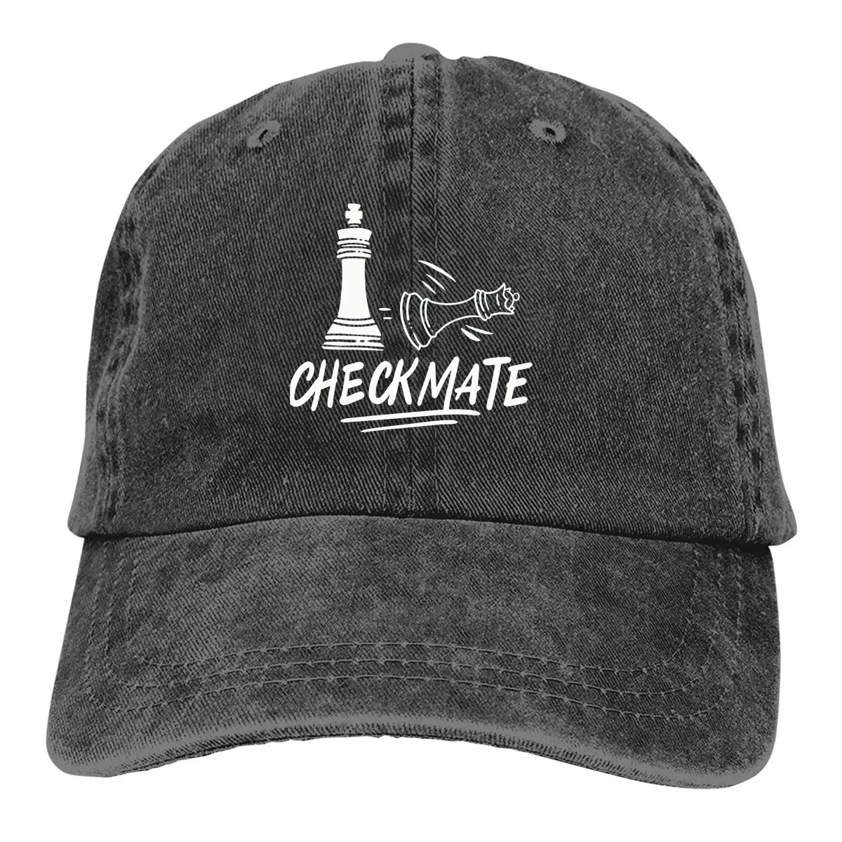 

Pure Color Dad Hats Checkmate Player Women's Hat Sun Visor Baseball Caps Chese Pieces Peaked Cap