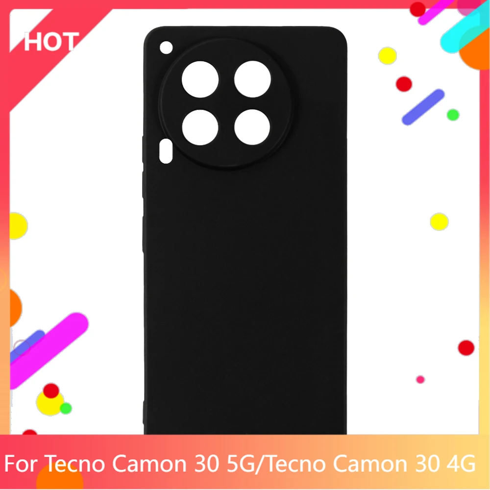 Camon 30 5G Case Matte Soft Silicone TPU Back Cover For Tecno Camon 30 4G Phone Case Slim shockproo