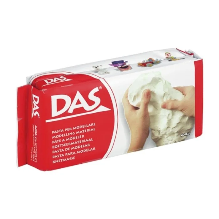 Das Air-Drying Ceramic Model Plasticine DIY Dough Set White Brown CLAY