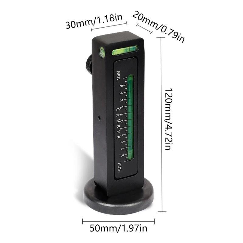 Medidor de nível magnético para carro, alinhamento de 4 rodas, Camber Setting Aid Tool, posicionamento magnético, ajuste auxiliar