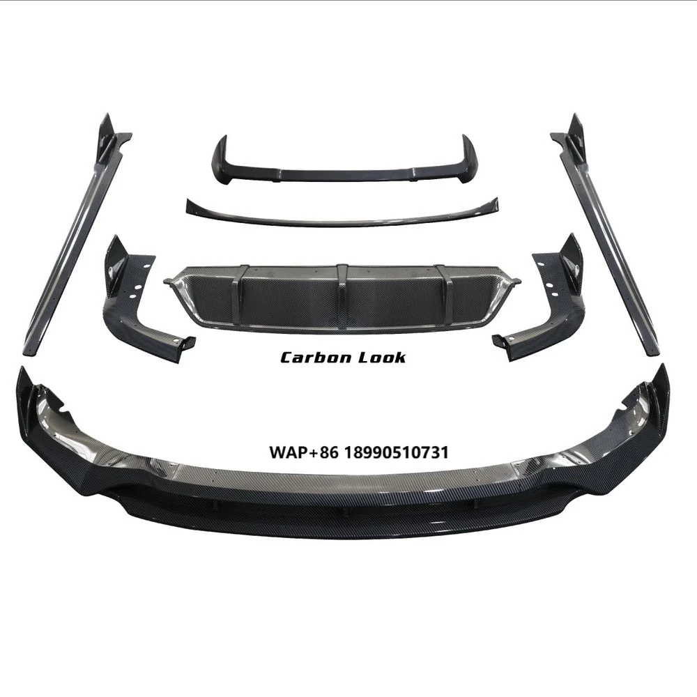 

BAZIT X5 G05 Front Lip Rear Diffuser Side Skirts Spoiler G05 Carbon Fiber Look aero Kits