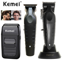 KM-2299 Kemei KM-2296 KM-1102 Hair Clipper Kit Men's Electric Shaver Hair Trimmer Machine Professional Hair Cutting Machine