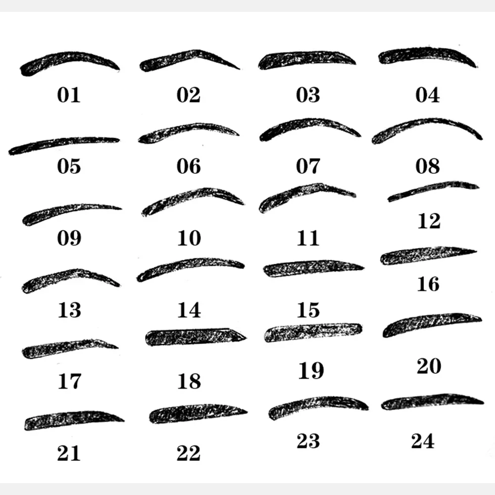 3/4 Stuks Herbruikbare Wenkbrauwstencil Set Wenkbrauw DIY Tekening Gids Styling Vormgeven Grooming Sjabloon Kaart Gemakkelijk Make-up Beauty Kit