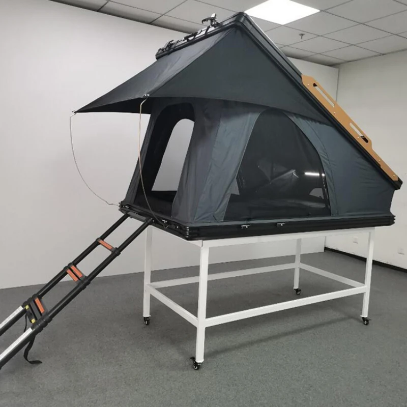 Unistrengh New arrival waterproof hardshell pop top tent camp aluminum hard shell roof top tent