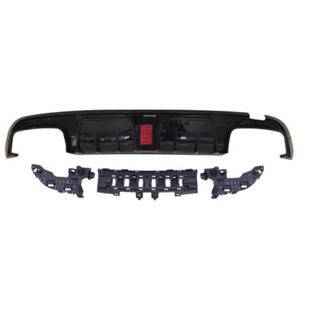 

Suitable for C-class W205/C205 BS rear diffuser black BS AMG Mercedes-Benz sedan rear lip