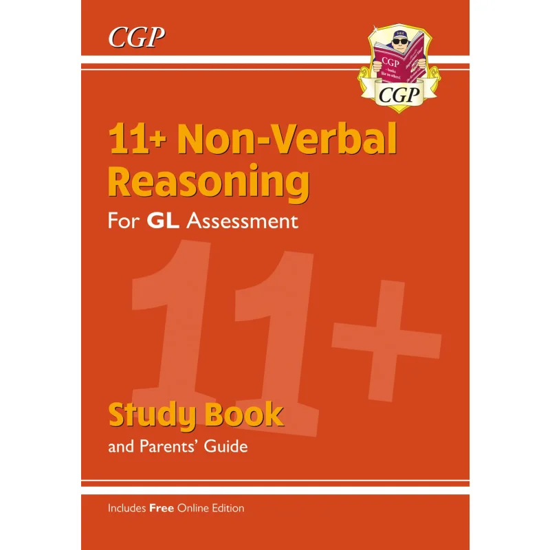 11 GL NonVerbal Reasoning Study Book With Parents Guide  Online Edition CGP Books Coordination Group Publications 9781789081770