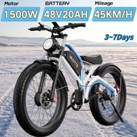 DUOTTS N26 Electric Bike 1500W Motor 48V20AH High Performance Battery Electric Bicycle 26*4.0 Inch Fat Tire Aldult Electric Bike