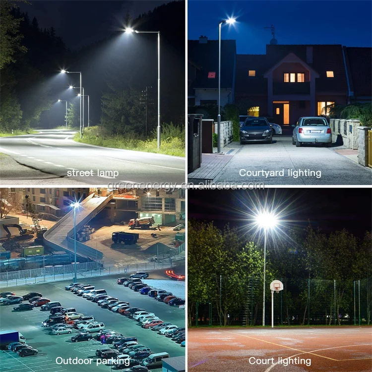 North america market ETL DLC 300W IP66 lampu jalan, peralatan Led 130LM/w luar ruangan tahan air slip fit parkir