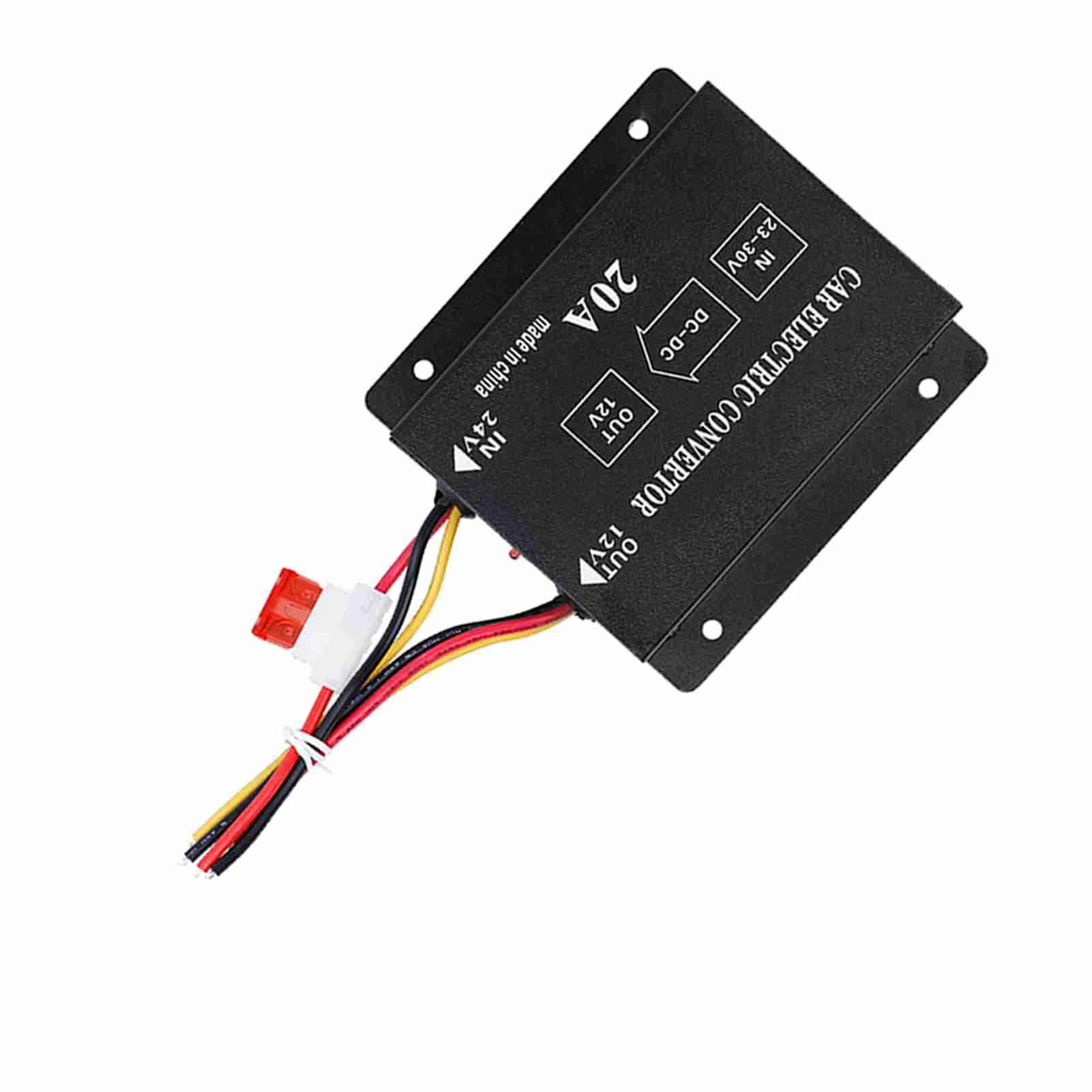 Car Truck 20A 240W DC 24V to 12V Power Converter Electric Voltage Reducer Step down Transformer