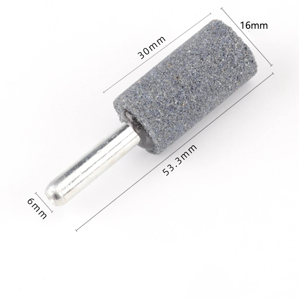 Polishing Grinding Head Grinding Head Rotary Tools Round Shank 16 20 25 30mm Abrasive Mounted Stone Cylindrical For