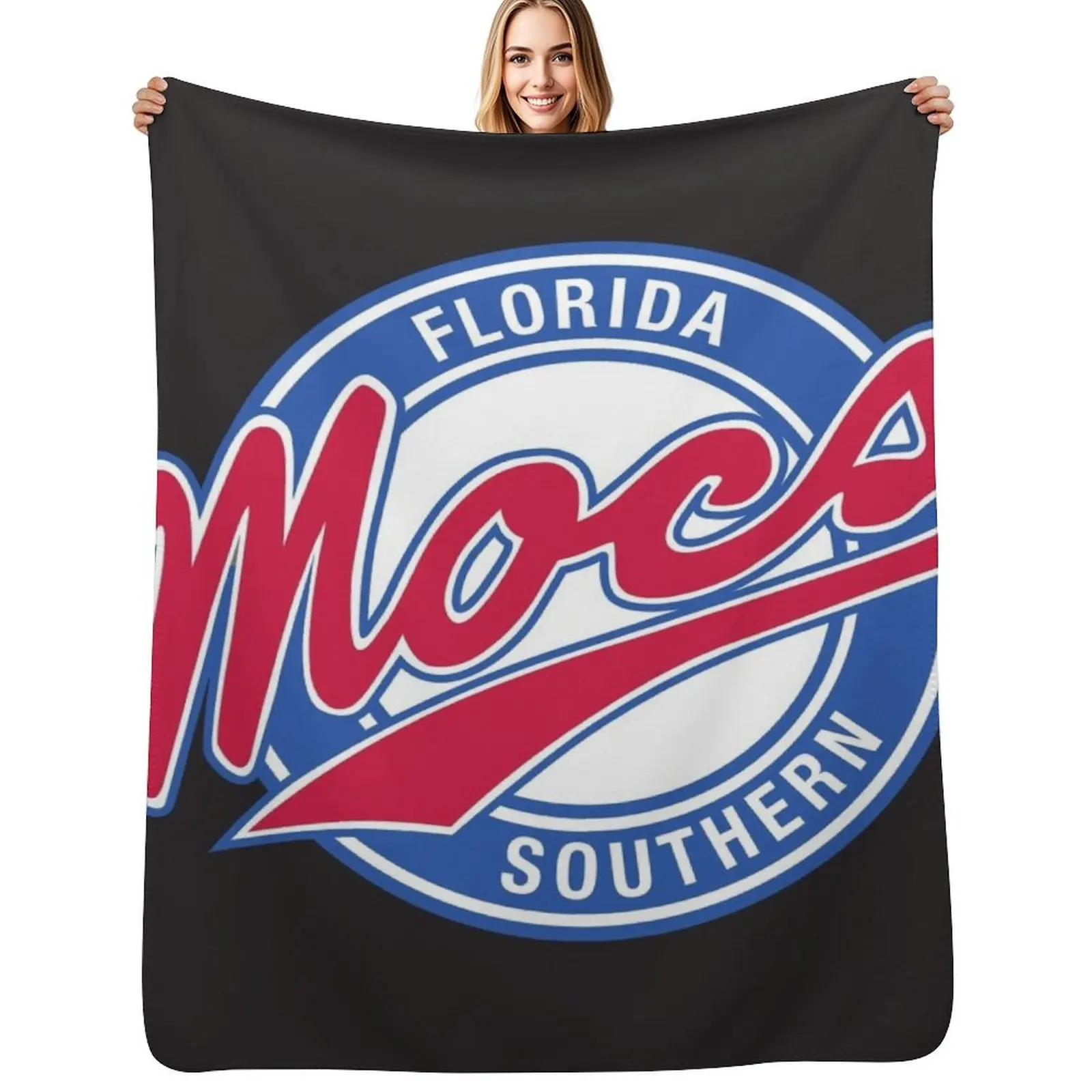 Flor South Mocca Throw Blanket Easy Care Comfortable Blanket for Couch