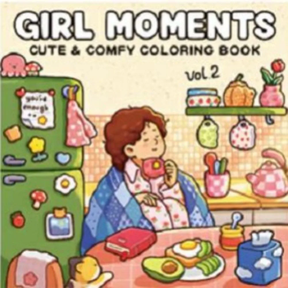 

Funny Cartoon Coloring Book Stress Relief Educational Graffiti Painting Book Painting Gift Paperback for Adults And Teens