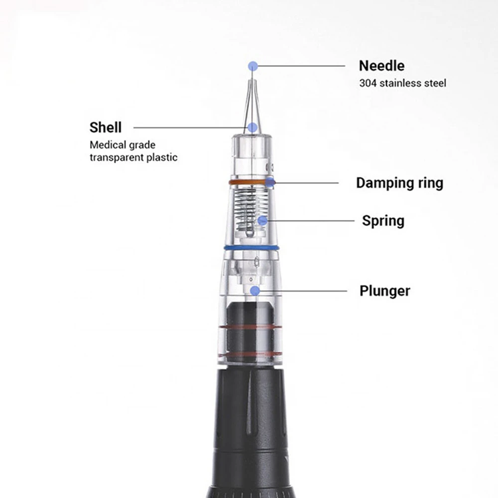 20/50 шт., одноразовые иглы для микроблейдинга