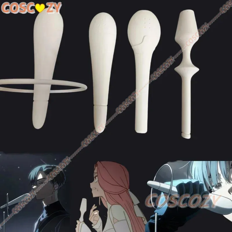 

In Stock Alien Stage Mizi Sua Luka Till Cosplay Microphone Model Prop Xmas Roleplay Party 26CM Ruler of my heart Stage Props