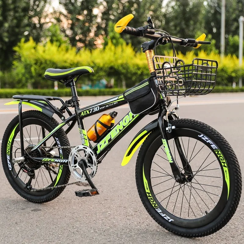 New Bicycle Shock Absorption Mountain Bike Variable Speed Bicycle Student High-end Commuter Bicycle Children's Folding Bicycle