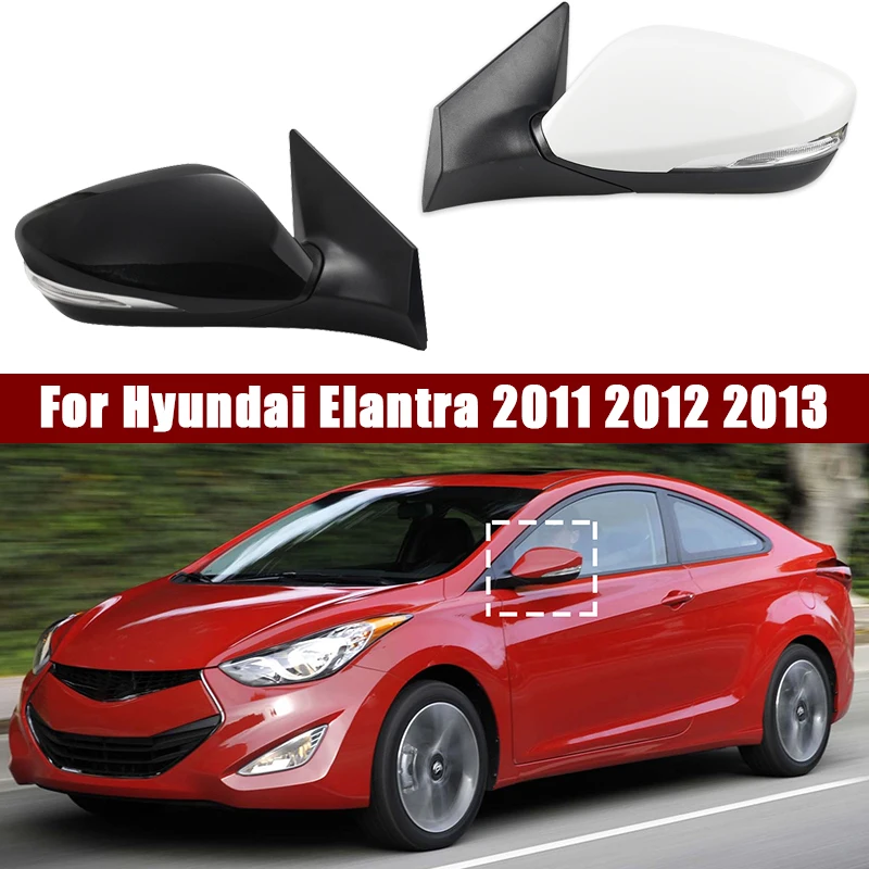 876103Y100 For Hyundai Elantra 2011 2012 2013 Car Accessories Auto Side Rearview mirror assembly Electric folding turn signal