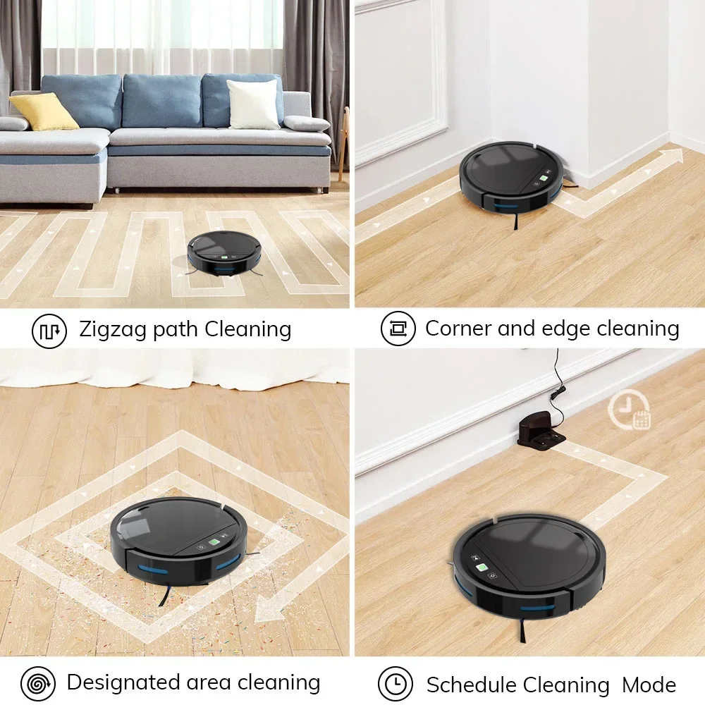 Mi Robot Vacuum Cleaner APP and Voice Control Sweep and Wet Mopping Floors&Carpet Run Auto Reharge Household Tool Dus